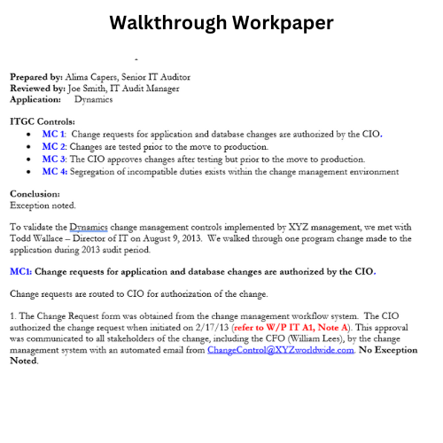 Walkthrough WP